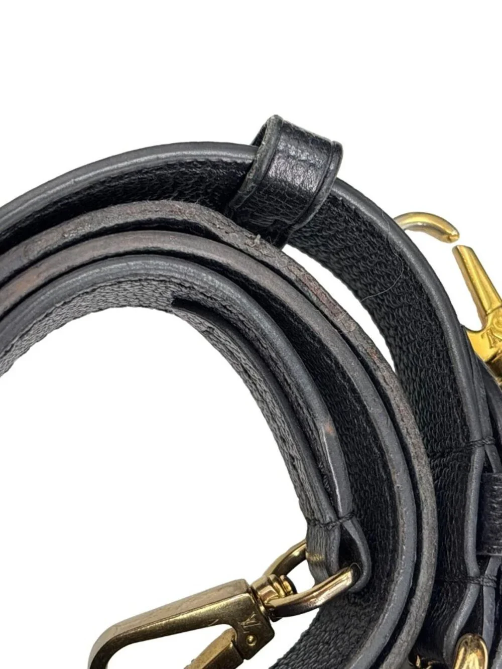 Louis Vuitton Maida Monogram Empreinte Leather Hobo Shoulder Bag Black
